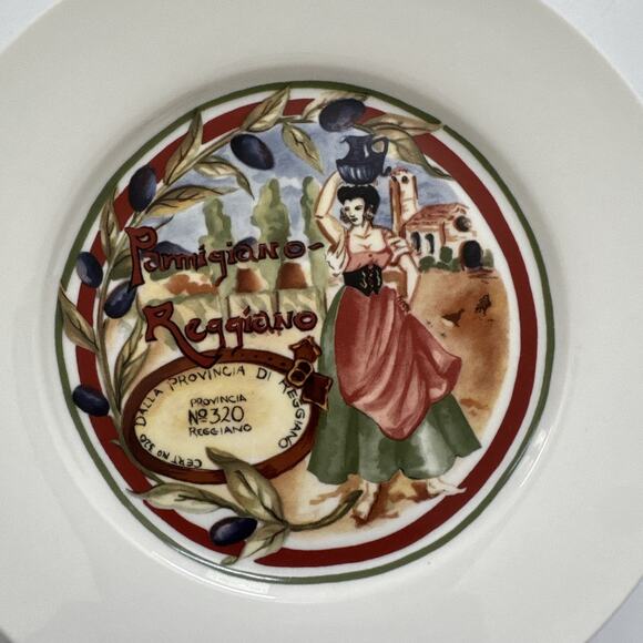 Vintage Cheese Appetizer Plates by Restoration Hardware Set of 4 Charcuterie - Picture 7 of 11